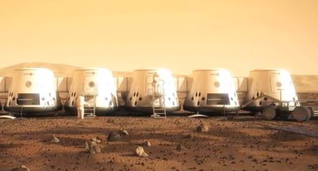 Uma nave espacial com apenas 110 pessoas poderia colonizar Marte