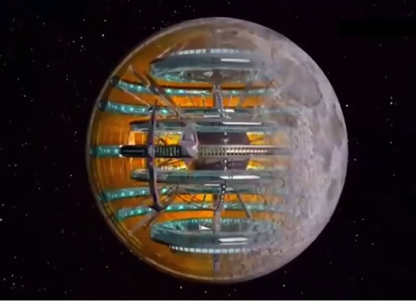 A Lua é um satélite artificial
Lenda chinesa: A Lua foi construída por uma civilização humana avançada