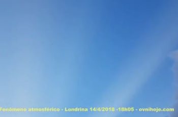 Fenômeno atmosférico ocorre em Londrina