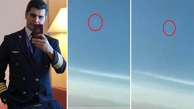 Piloto de empresa aérea turca filma OVNI / UFO