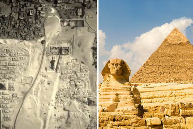 Gêmea da Grande Esfinge do Egito 'pode estar escondida sob montes de areia'