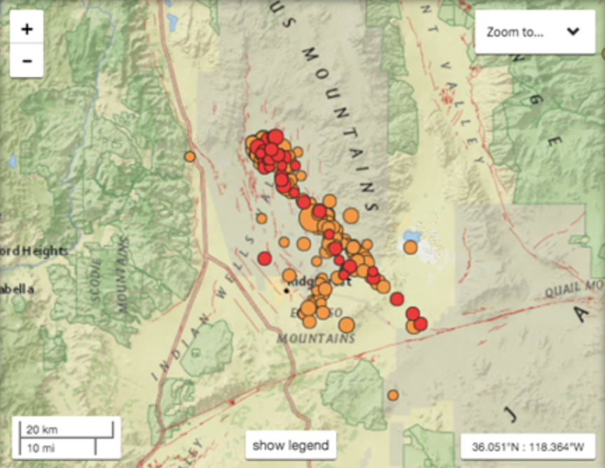 Onda de terremotos na Califórnia - mais estranha do que se imagina