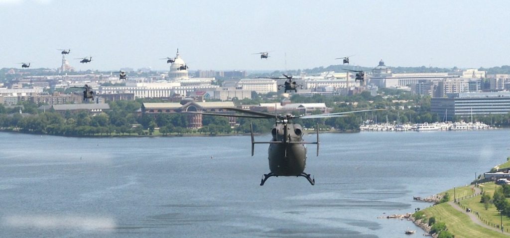 Exército dos EUA conduz operação secreta em Washington D.C.