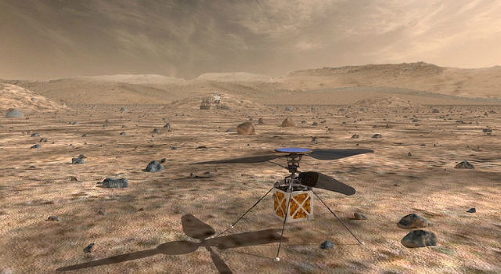 A NASA acabou de ligar seu helicóptero para Marte