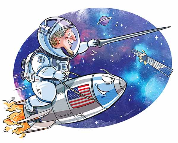 Governo dos EUA está "criando nova geração de guerreiros espaciais, doutrinando crianças"