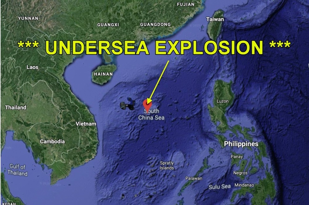 Possível explosão nuclear é detectada no Mar da China