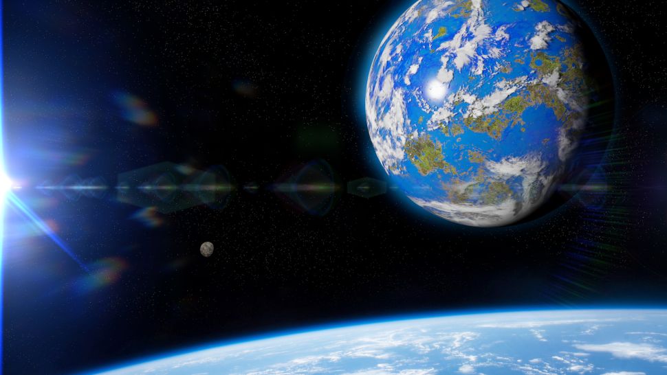 Como seríamos se a Terra fosse uma super-Terra, um planeta gigante?