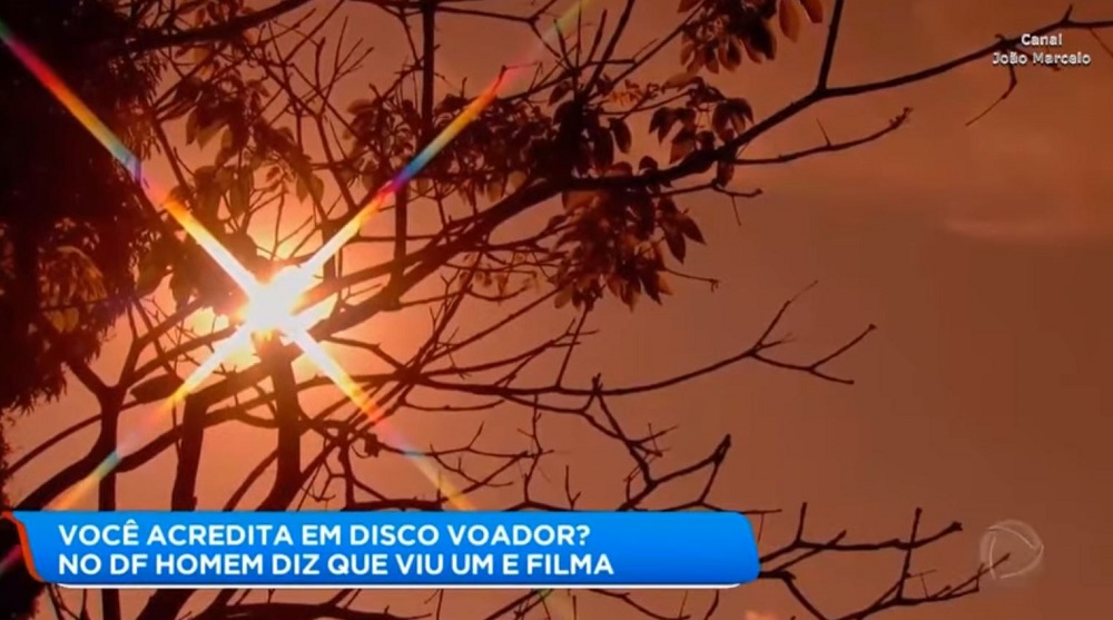 OVNI é filmado cruzando o céu de Brasília