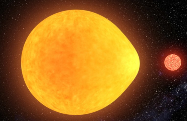 Astrônomos encontram estrela que pulsa em um só lado