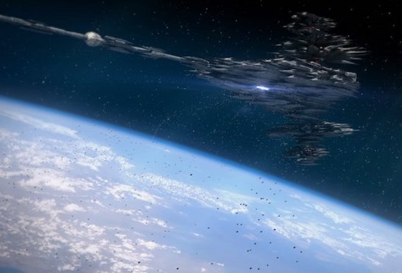 Teriam os russos encontrado uma nave alienígena acidentada em órbita?