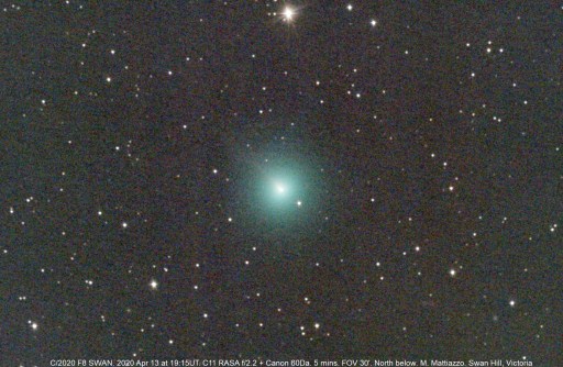 Cometa SWAN é descoberto, enquanto cometa Atlas morre