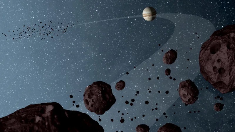 Algo inesperado é descoberto em asteroide na órbita de Júpiter