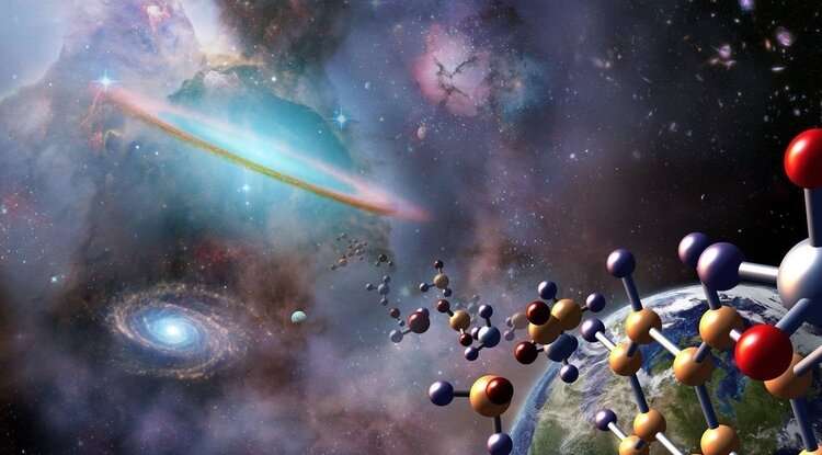 Ingredientes da vida existiam muito antes do nascimento das estrelas