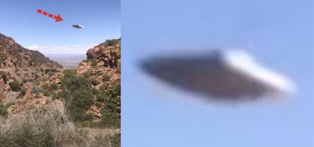Turista acidentalmente filma OVNI retangular no Arizona, EUA
