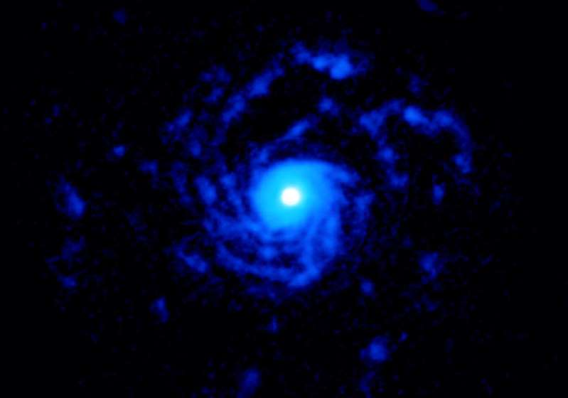 Estruturas misteriosas em espiral são encontradas em estrela estranha
