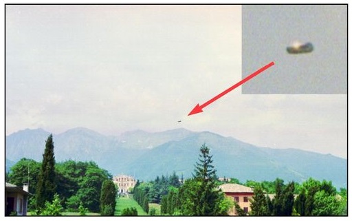 Veterano da RAF afirma que fotos mostram OVNI sobrevoando a Itália