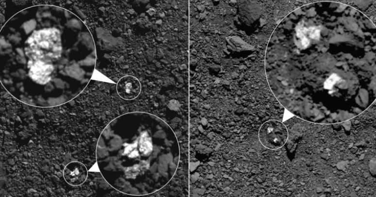 Pedaços de rocha totalmente diferentes são descobertos no asteroide Bennu