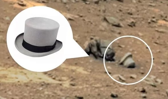"Pesquisador" diz ter encontrado uma cartola em Marte