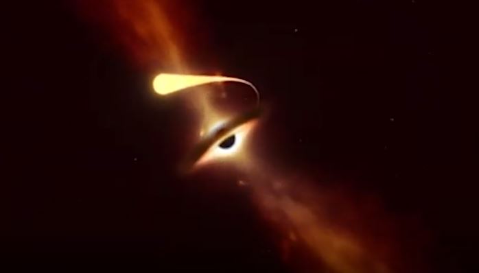 Astrônomos descobrem buraco negro engolindo estrela e causando evento de disrupção