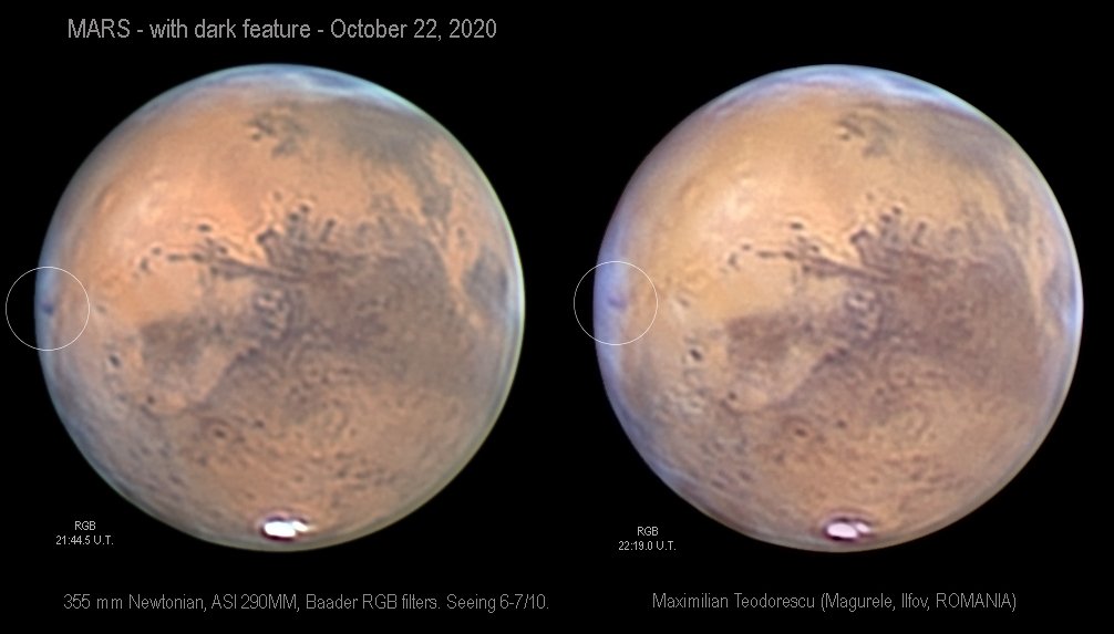 Mistério em Marte: faixa escura aparece em sua superfície