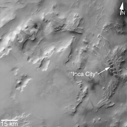 Teria a ruína de um centro de transporte antigo sido encontrada em Marte?