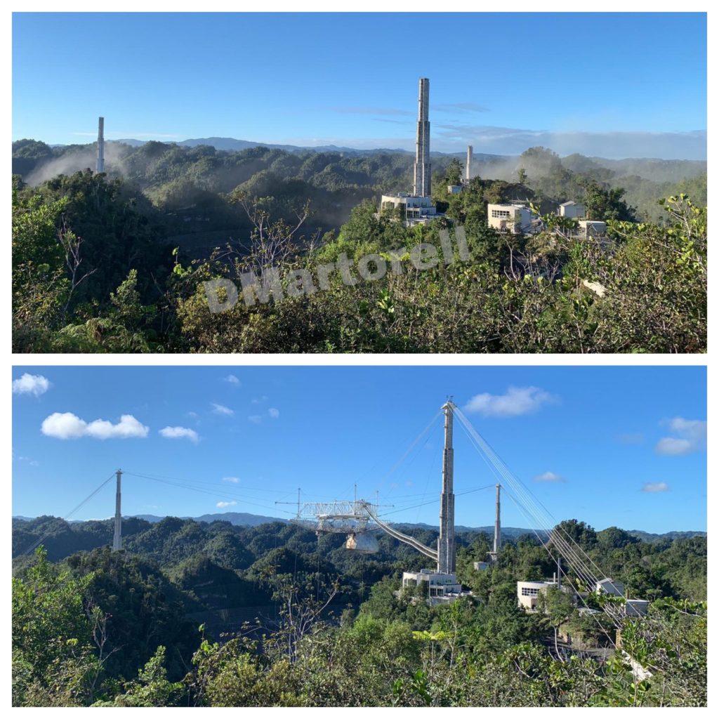 Notícia triste: O radiotelescópio de Arecibo desmoronou