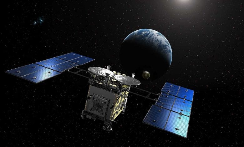 Sonda transportando materiais de um asteroide distante chega à Terra