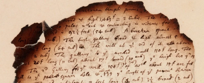 Anotações queimadas revelam a pesquisa de Isaac Newton sobre o Apocalipse