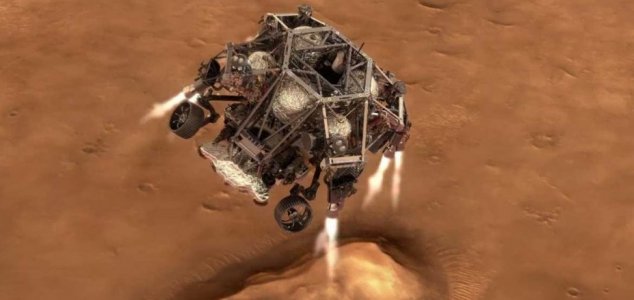 O jipe-sonda Mars Perseverance terá "7 minutos de terror"