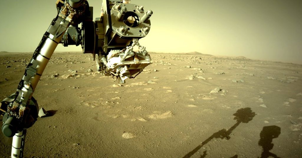 Perseverance começa a procurar vida atirando lasers nas rochas marcianas