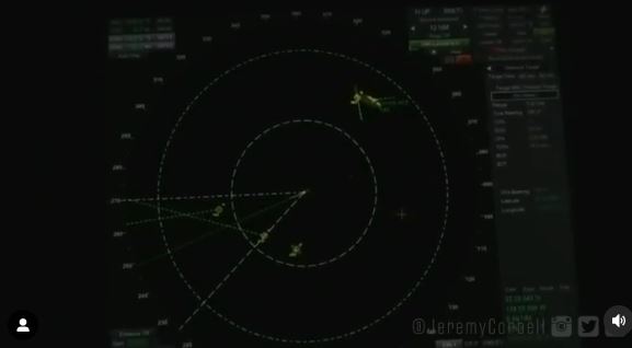Vídeo de tela de radar captando OVNIs é liberado pelo Pentágono