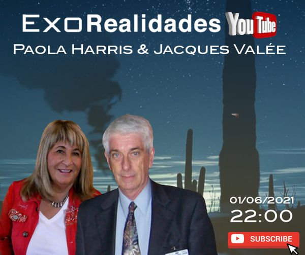 Paola Harris e Dr. Jacques Vallée serão entrevistados