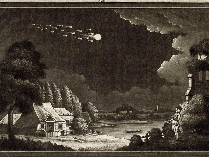 Até 1803, cientistas não acreditavam que meteoritos vinham do espaço