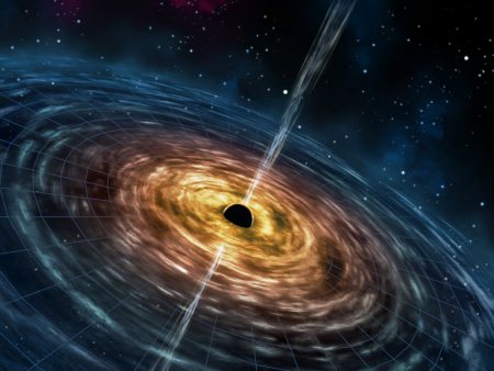 Astrônomos descobrem buraco negro que cria estrelas