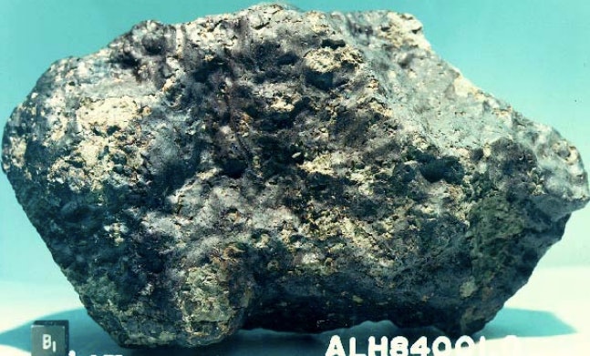 O controverso meteorito de Marte que provavelmente continha de vida