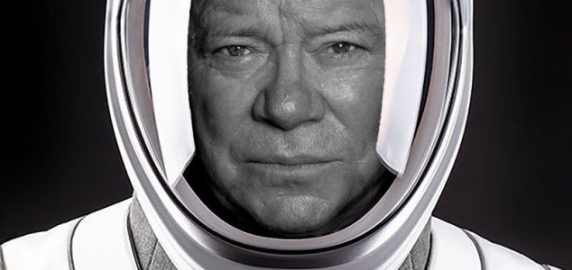 Capitão Kirk (William Shatner) vai para o espaço aos 90 anos