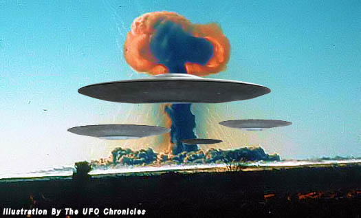 OVNIS também foram vistos durante testes nucleares da Austrália