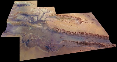 Cientistas avistam água oculta no "Grand Canyon" de Marte