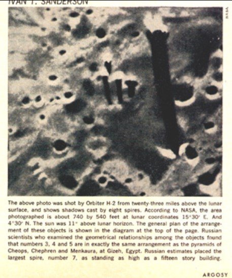 O mistério dos “Obeliscos Antigos” na Lua