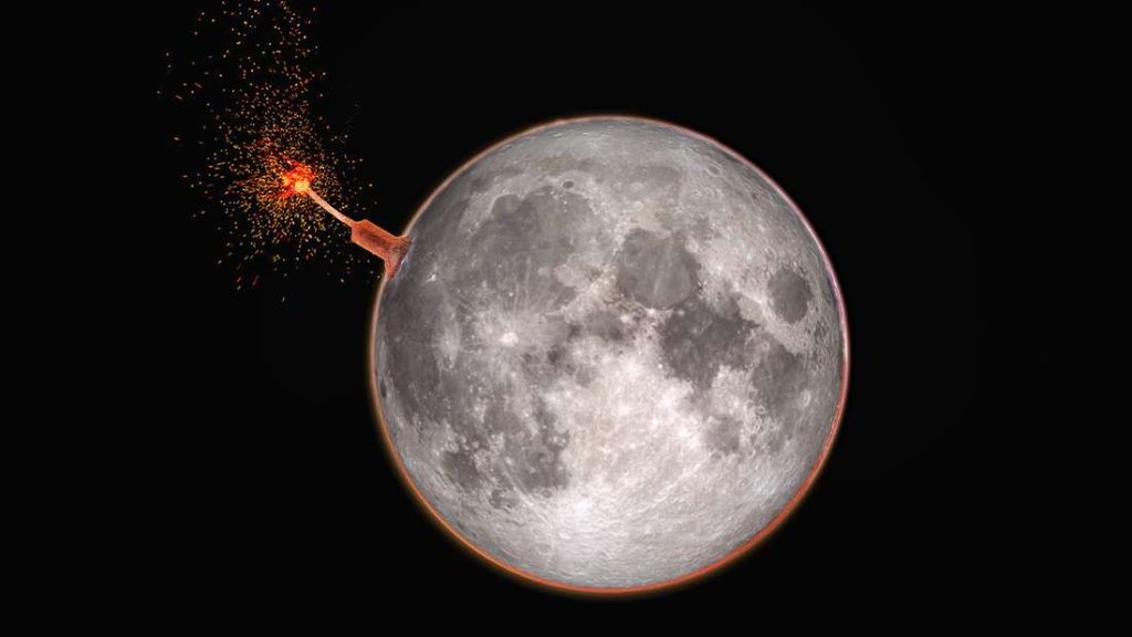 Professor queria explodir a Lua para resolver todos os problemas da vida