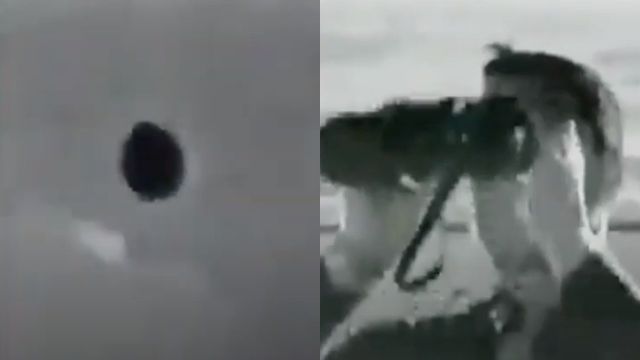 Filme de 1948 do acidente do Capitão Mantell enquanto perseguia um OVNI
