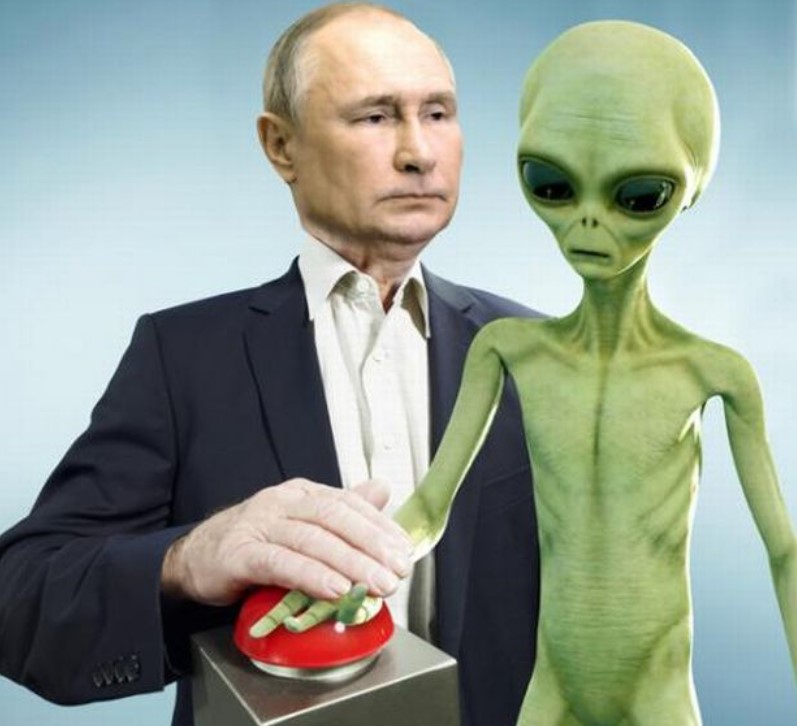 Alienígenas impedirão Putin de apertar o botão nuclear, diz vidente