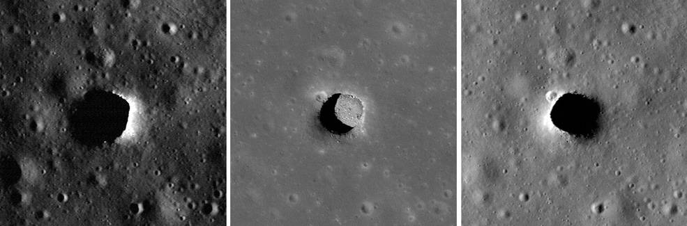 Sonda da NASA encontra poços na Lua com temperaturas confortáveis