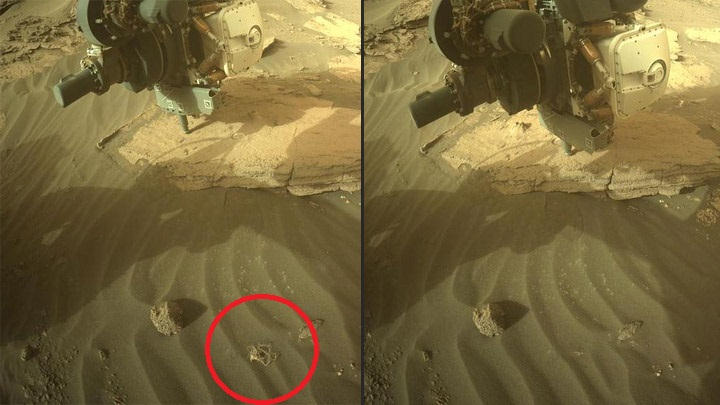 Objeto semelhante a "espaguete" em Marte desapareceu
