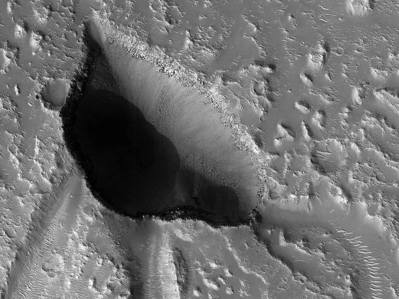 Gigantesco poço em Marte pode ser a chave para colonização