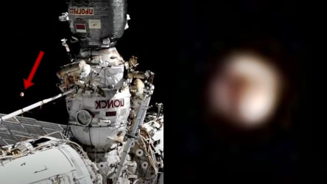 OVNI se aproxima de cosmonautas da Estação Espacial Internacional