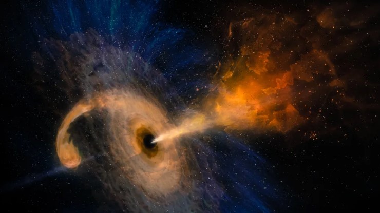 Buraco negro expele material misterioso "como nada que já vimos"