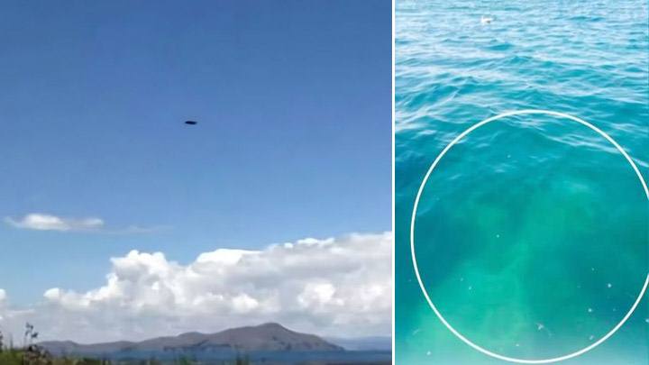 НЛО затонул и всплыл из озера Титикака