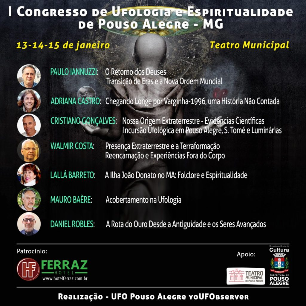 I Congresso de Ufologia e Espiritualidade de Pouso Alegre - MG