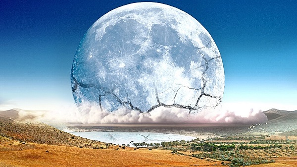 O que aconteceria se a Lua impactasse a Terra?